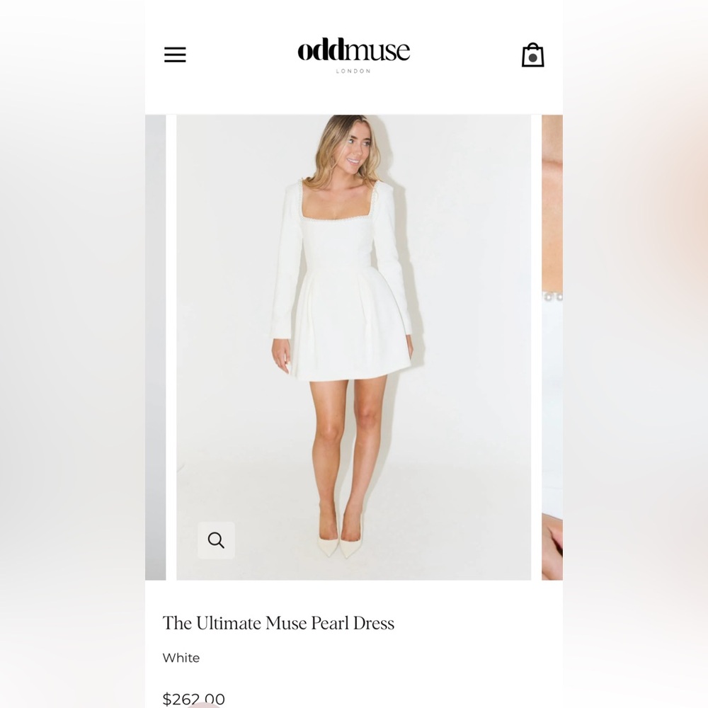 The Ultimate Muse Pearl Dress - odd muse